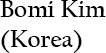 Bomi Kim (Korea)